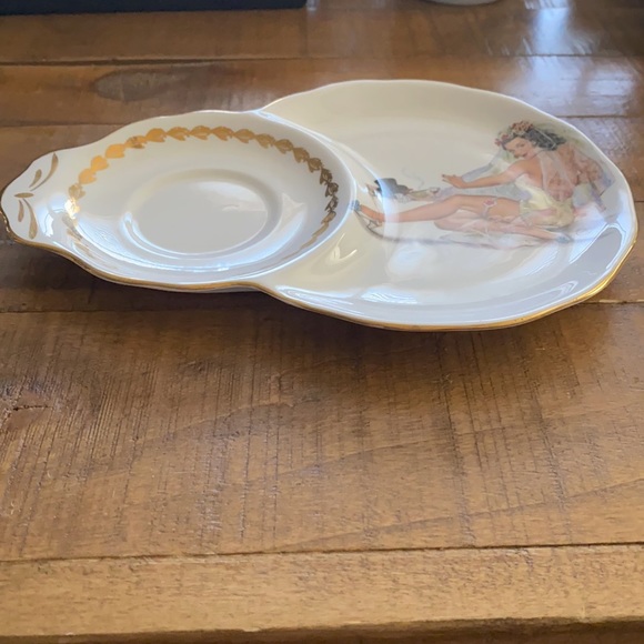 Vintage 1950s Glamour Girls Bone China Pinup Girl